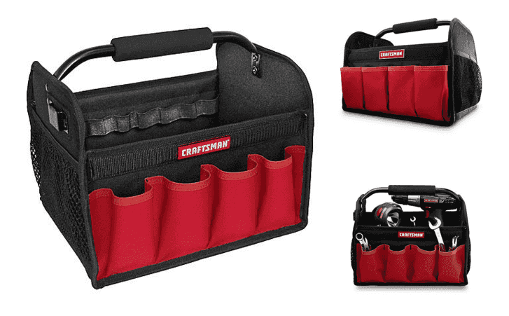 Sears: Craftsman Tool Totes in Red, Pink or Orange as low as $8.51