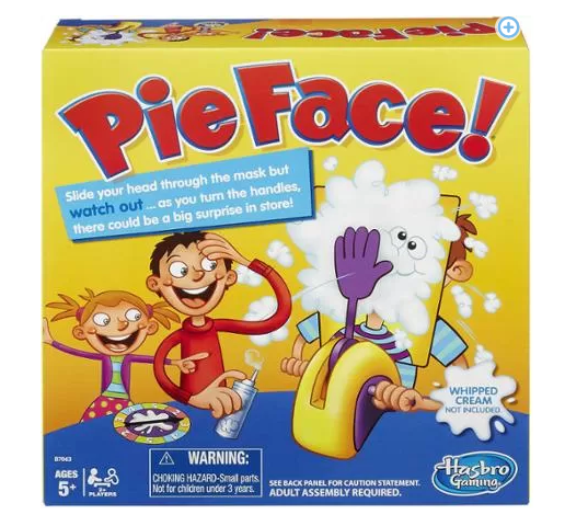 Walmart: Hasbro Pie Face Game just $14.88 + FREE Pick Up