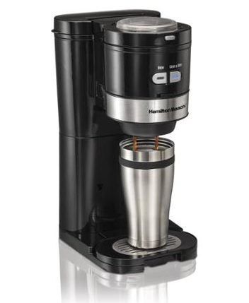 Walmart: Hamilton Beach Single Serve Grind and Brew Coffee Maker $40 + FREE Shipping!