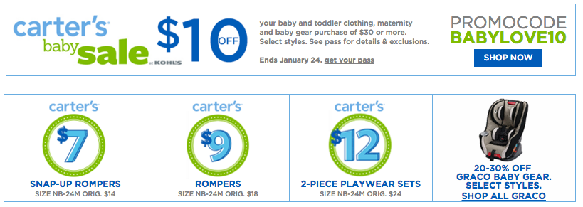 Kohl’s: Up to 30% OFF Graco Baby Gear + $10 off Baby Purchase