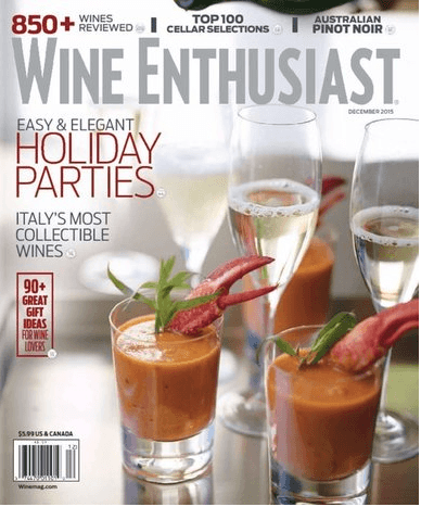 Wine Enthusiast Magazine ONLY $.13 per Issue