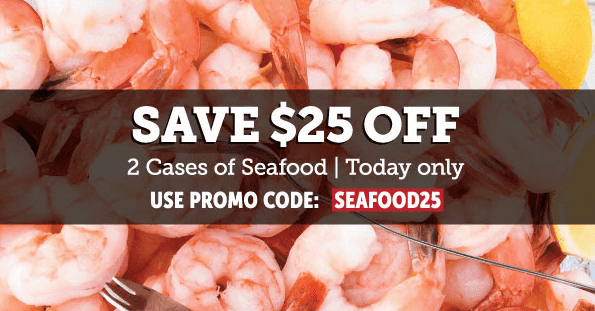 Zaycon: $25 OFF 2 Cases of Seafood (2/16 ONLY)