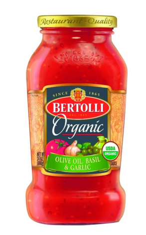 Costco: 4pk Bertolli Organic Pasta Sauce just $7.49