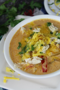 Instant Pot Cheesy Chicken Enchilada Soup