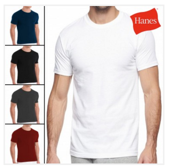 2 pk Hanes Men’s Premium Line Cotton Crew Neck T-Shirts $7 + FREE Shipping