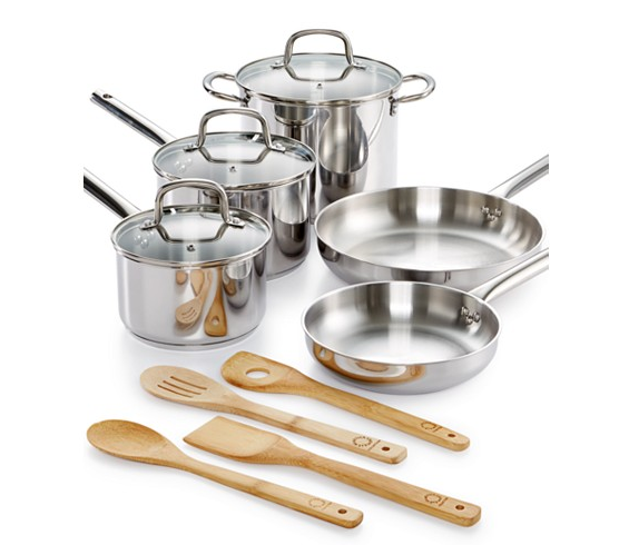 Macy’s: Martha Stewart 12 pc Cookware Set $71.99