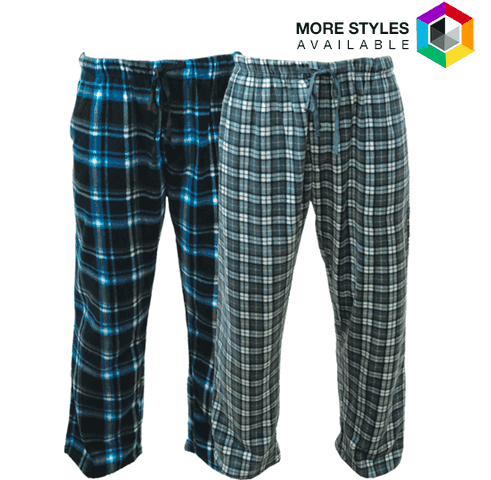 2 Pack: Men’s Plaid Soft and Comfy Lounge Pants $11.99 + FREE Shipping