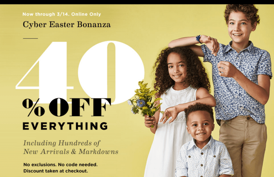 Old Navy: 40% OFF Everything {No Exclusions} + FREE Shipping on $25 or more