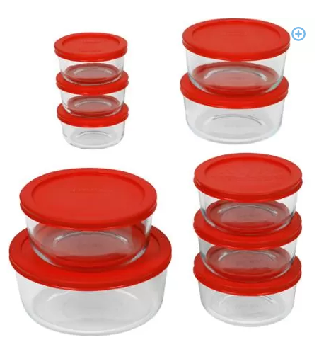 Pyrex 20 pc Storage Set just $19.84