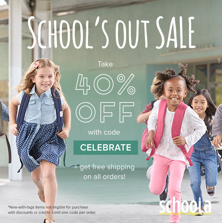 Schoola: 40% OFF + FREE Shipping (4 Days ONLY)