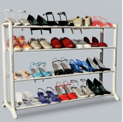 Amazon: Neatlizer Shoe Rack Organizer Storage Bench $9.99