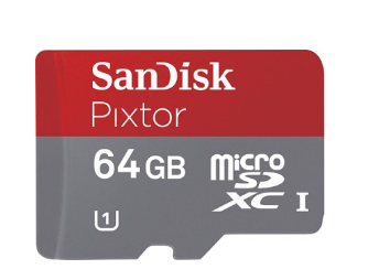 Best Buy:  SanDisk – Pixtor 64GB Memory Card $24.99 (a $75 Savings)