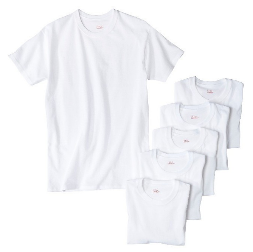 Amazon: Hanes Men’s Crew T-Shirt (Pack of 6) just $12.88