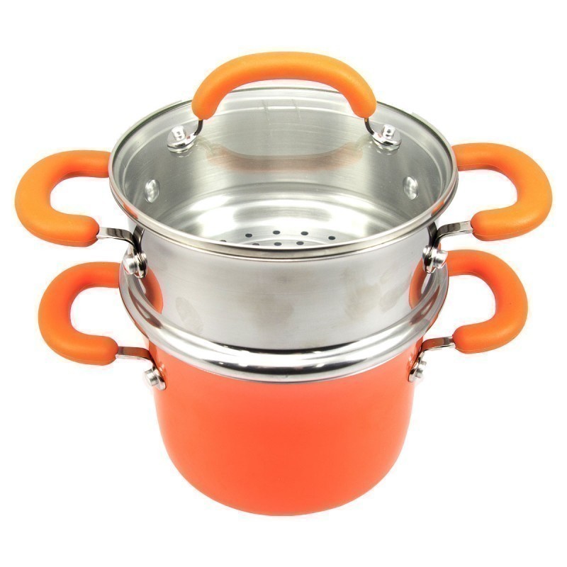 Rachael Ray Non-stick 3qt Sauce Pot + Stainless Steel Steamer Set $29