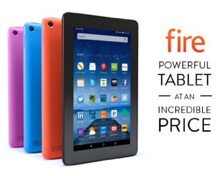 Amazon: Fire Tablet, 7″ Display, Wi-Fi, 8 GB – Includes Special Offers just $39.99