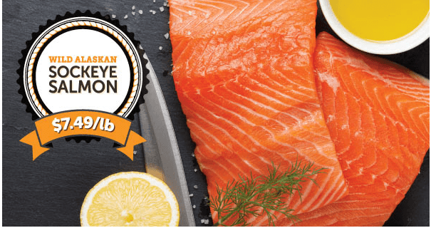 Zaycon: Wild Alaskan Sockeye Salmon $7.49 per lb