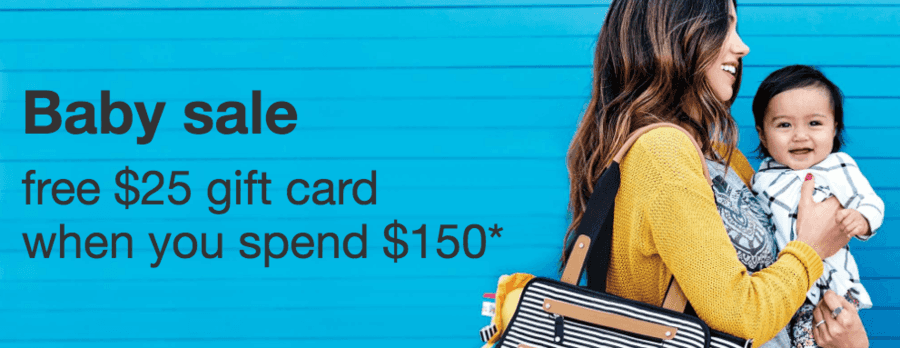 Target: FREE $25 Gift Card with $150 Baby Purchase