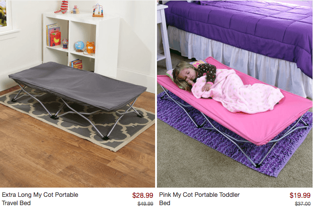 Portable Cots, Activity Chairs & More as low as $10.99