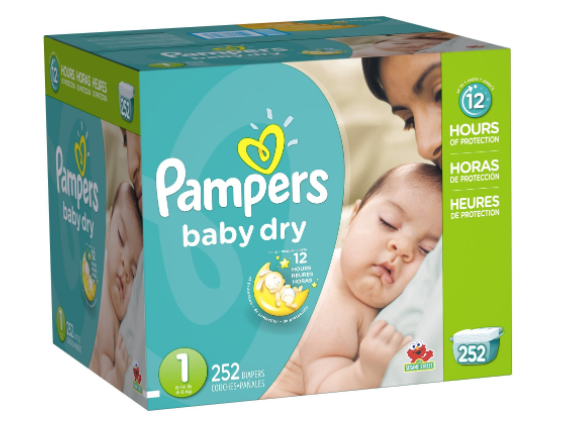 Amazon: Pampers 252 ct just $25