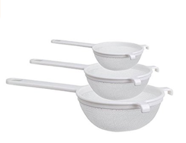 Amazon: Set of 3 Mesh Strainers 50% OFF