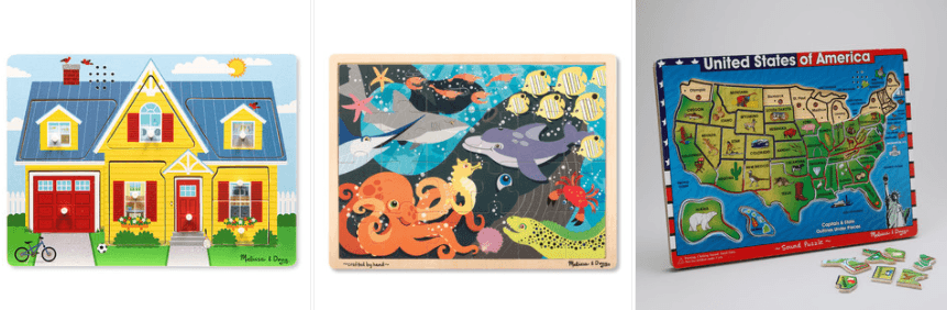 Melissa & Doug Puzzles 25% OFF + FREE Shipping