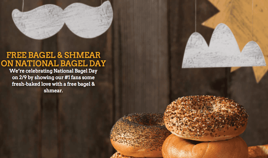 Einstein Bros. Bagels: FREE Bagel & Shmear