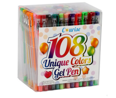 Amazon: 108 ct Gel Pen Set $10