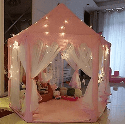 Hexagon Princess Castle Kids Play Tent $49.99