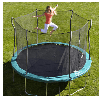 Sears: Propel Trampolines 12′ Trampoline with Enclosure $189.99