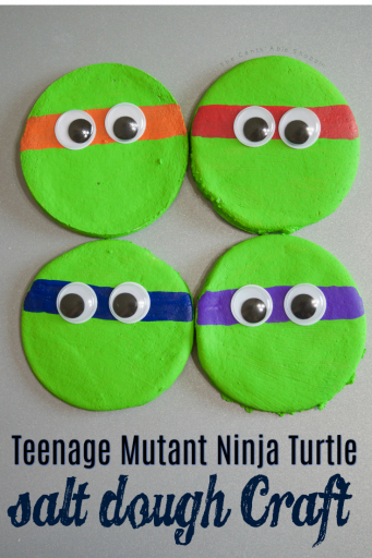 Teenage Mutant Ninja Turtle Salt Dough Project | The CentsAble Shoppin