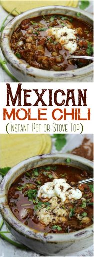 Mole Chili (Instant Pot or Stove Top) | The CentsAble Shoppin