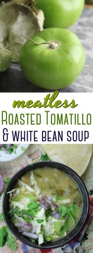 Meatless Tomatillo and Bean Soup | The CentsAble Shoppin