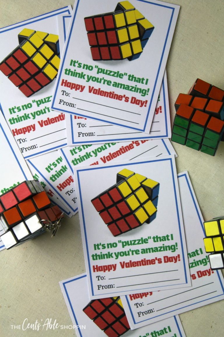 Rubik's Cube Valentine The CentsAble Shoppin