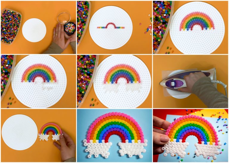 Perler Bead Rainbow Craft | The CentsAble Shoppin