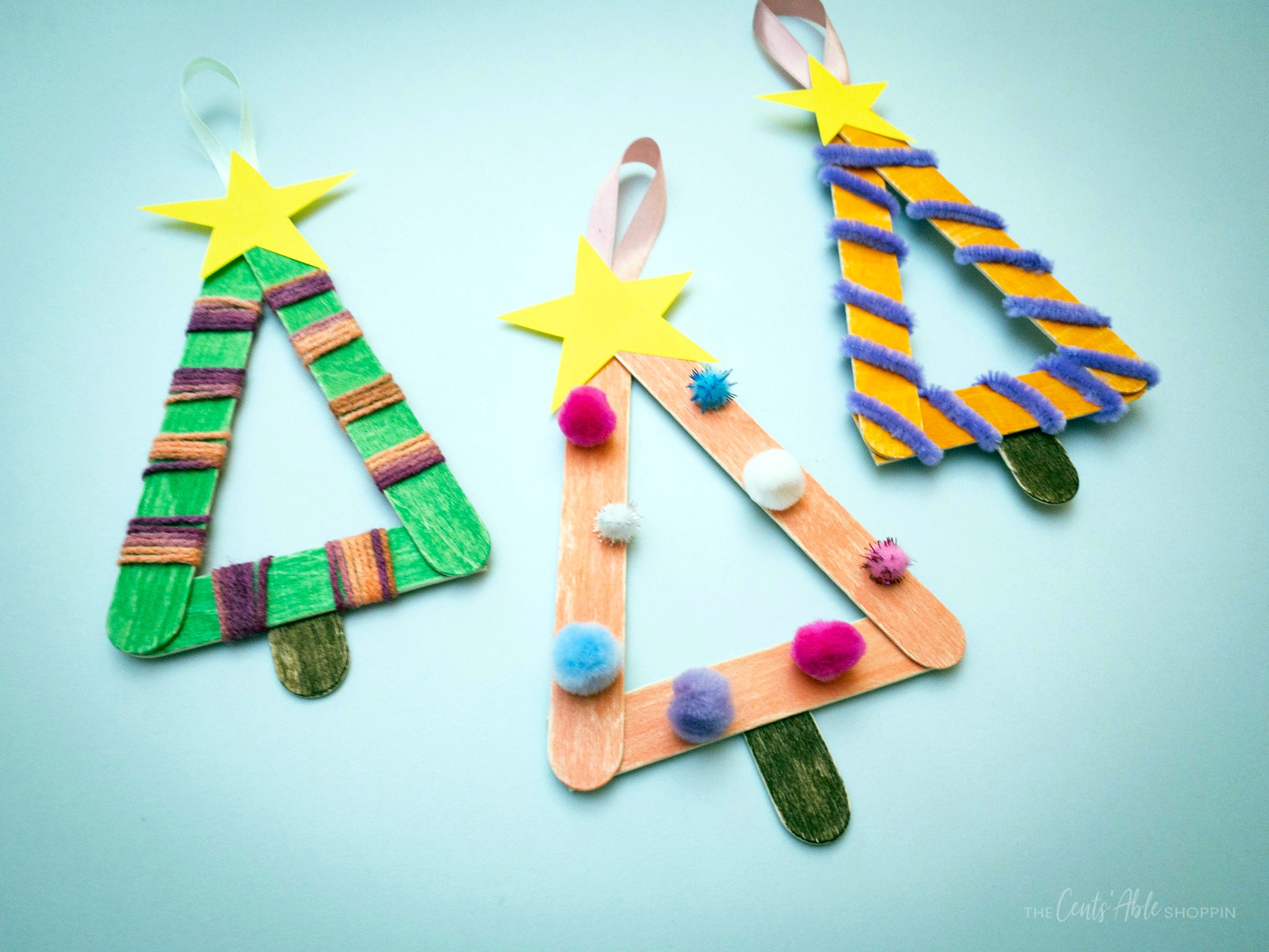 Popsicle Stick Christmas Tree | The CentsAble Shoppin