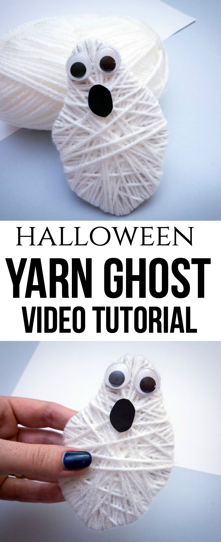 Yarn Ghost Craft | The CentsAble Shoppin