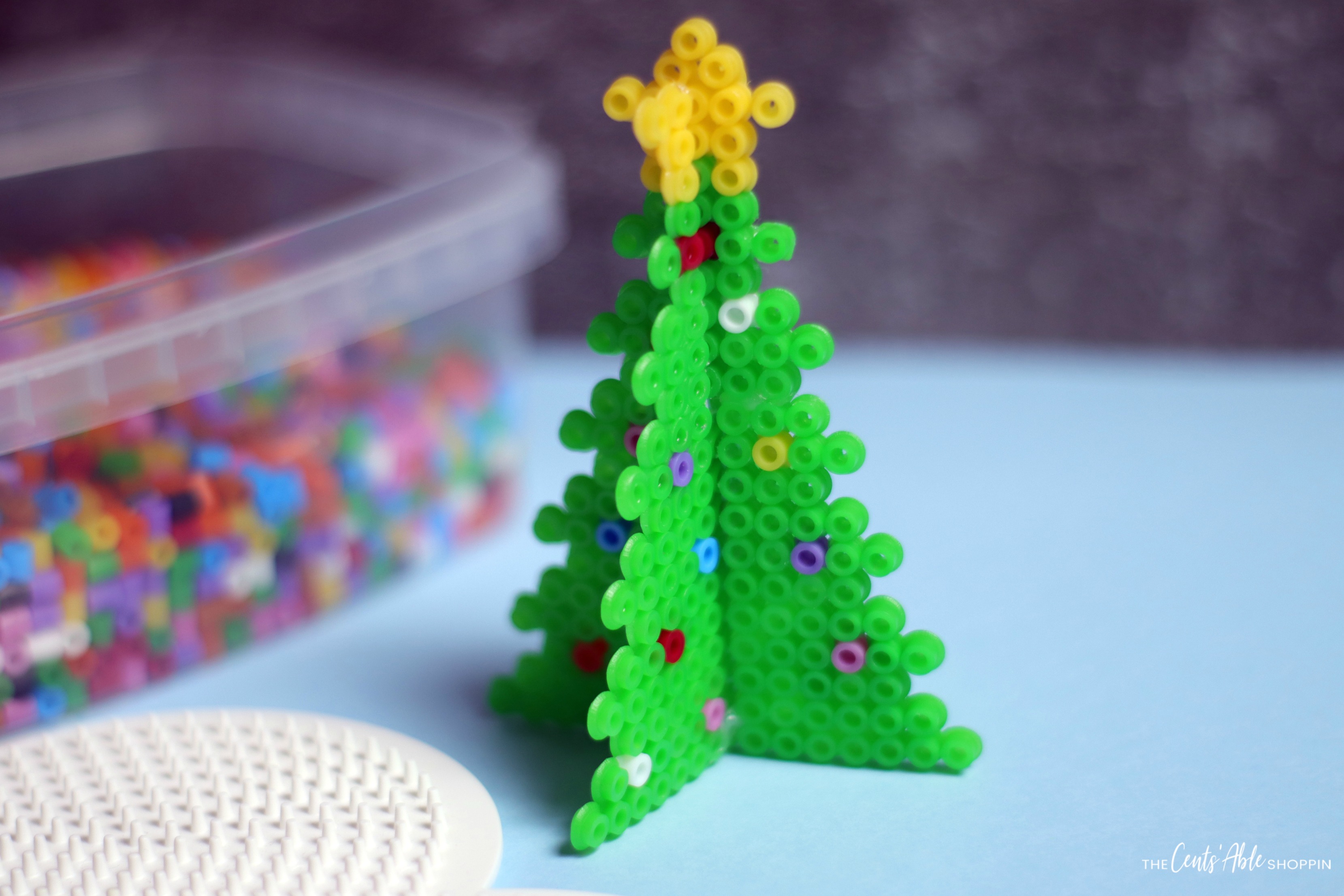 Christmas Tree Perler Bead Project  The CentsAble Shoppin