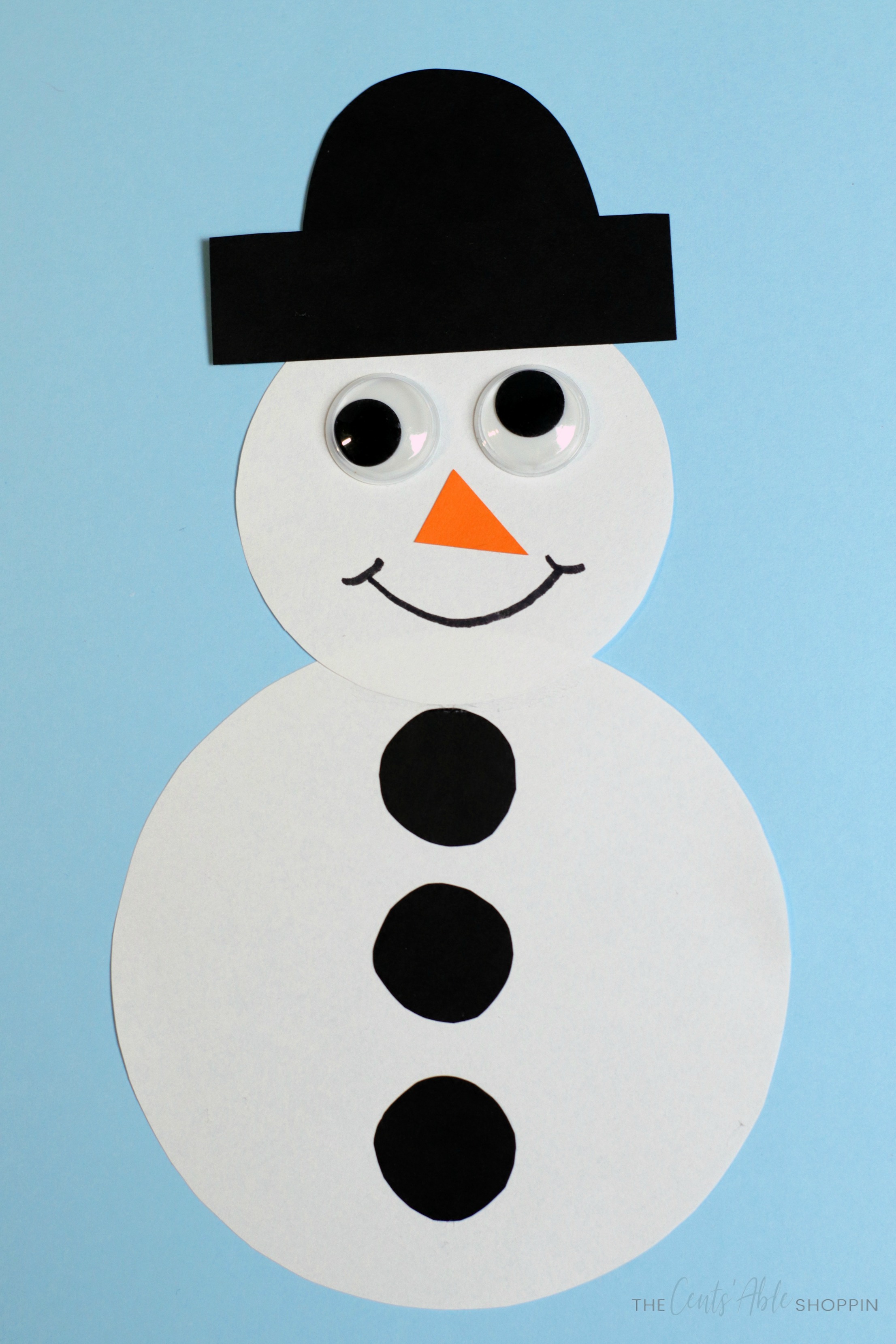 making a snowman craft