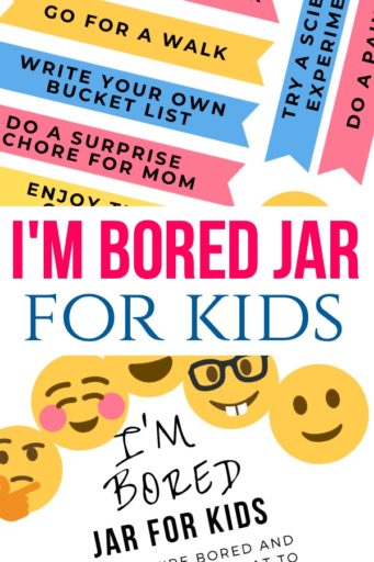 I'm Bored Jar For Kids 