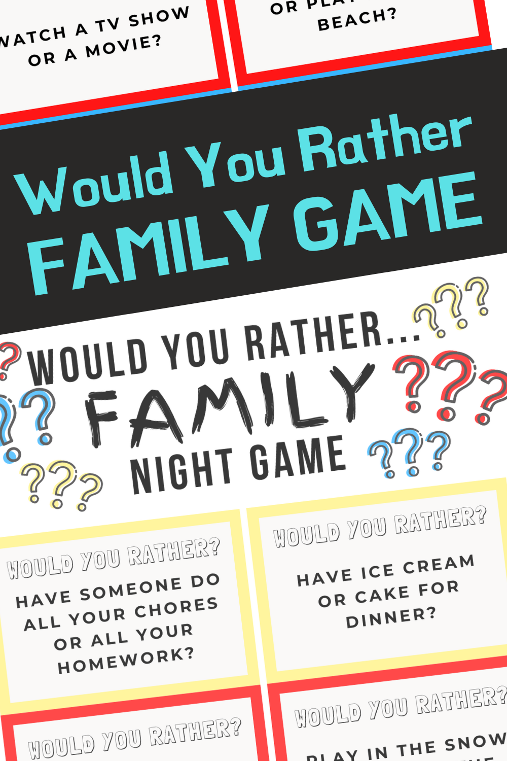250 best would you rather questions for game night