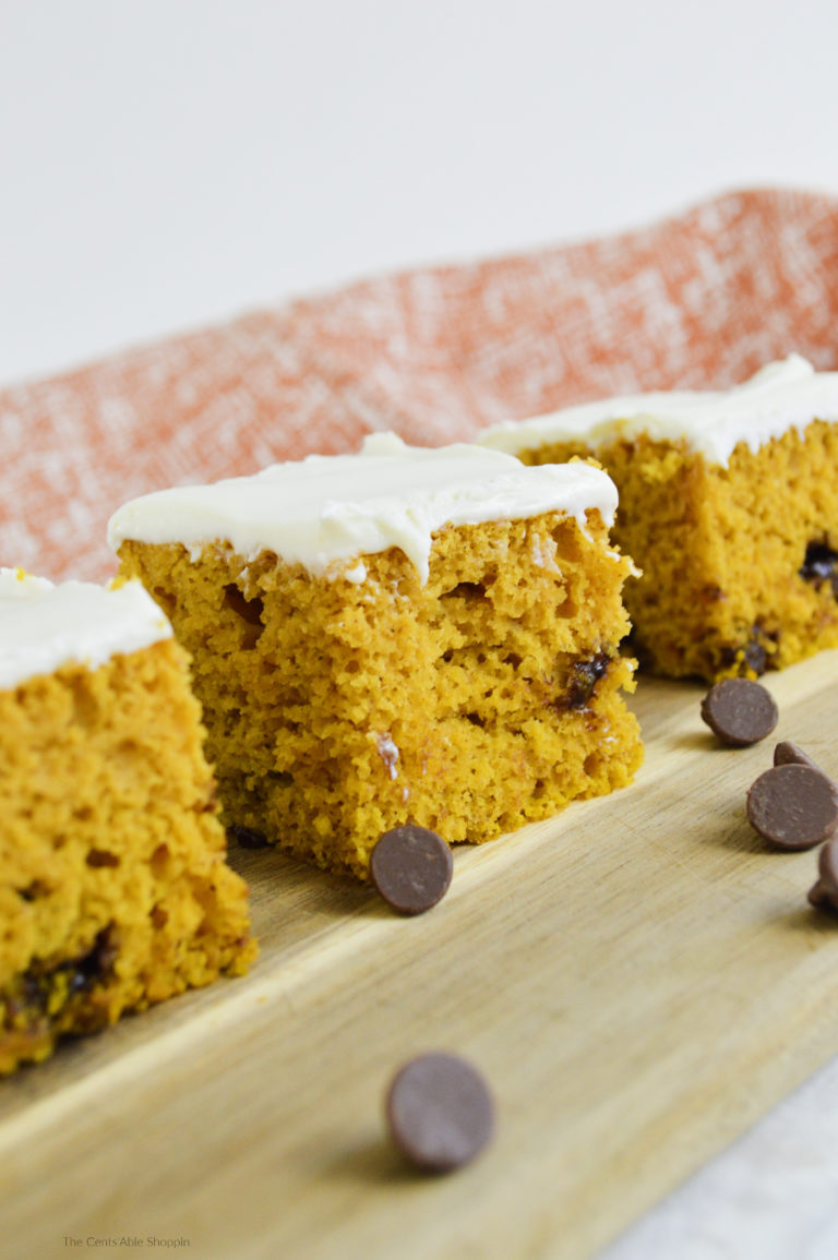 Cake Mix Pumpkin Bars The CentsAble Shoppin