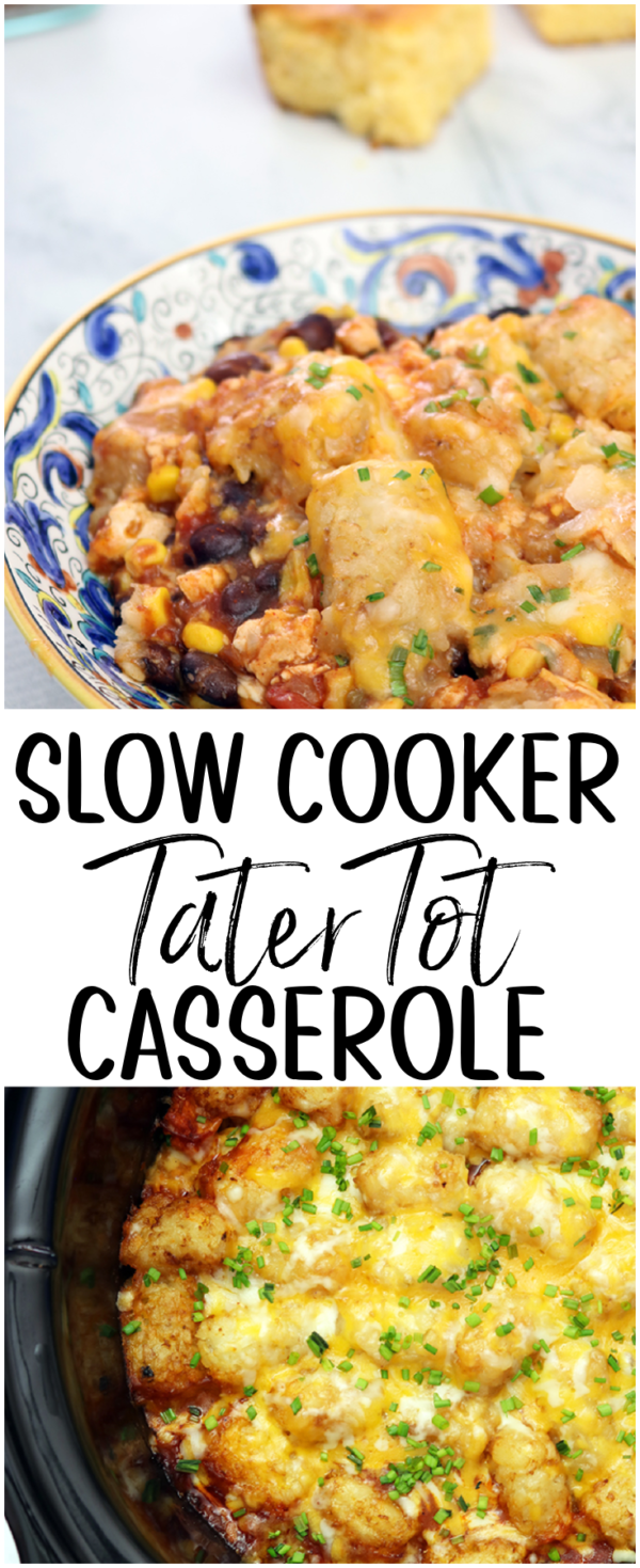 Slow Cooker Tater Tot Casserole | The CentsAble Shoppin