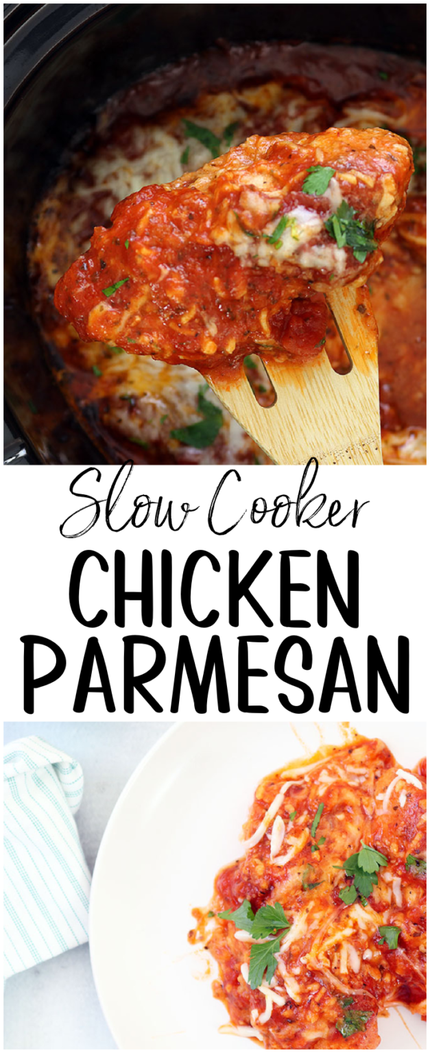 Slow Cooker Chicken Parmesan 